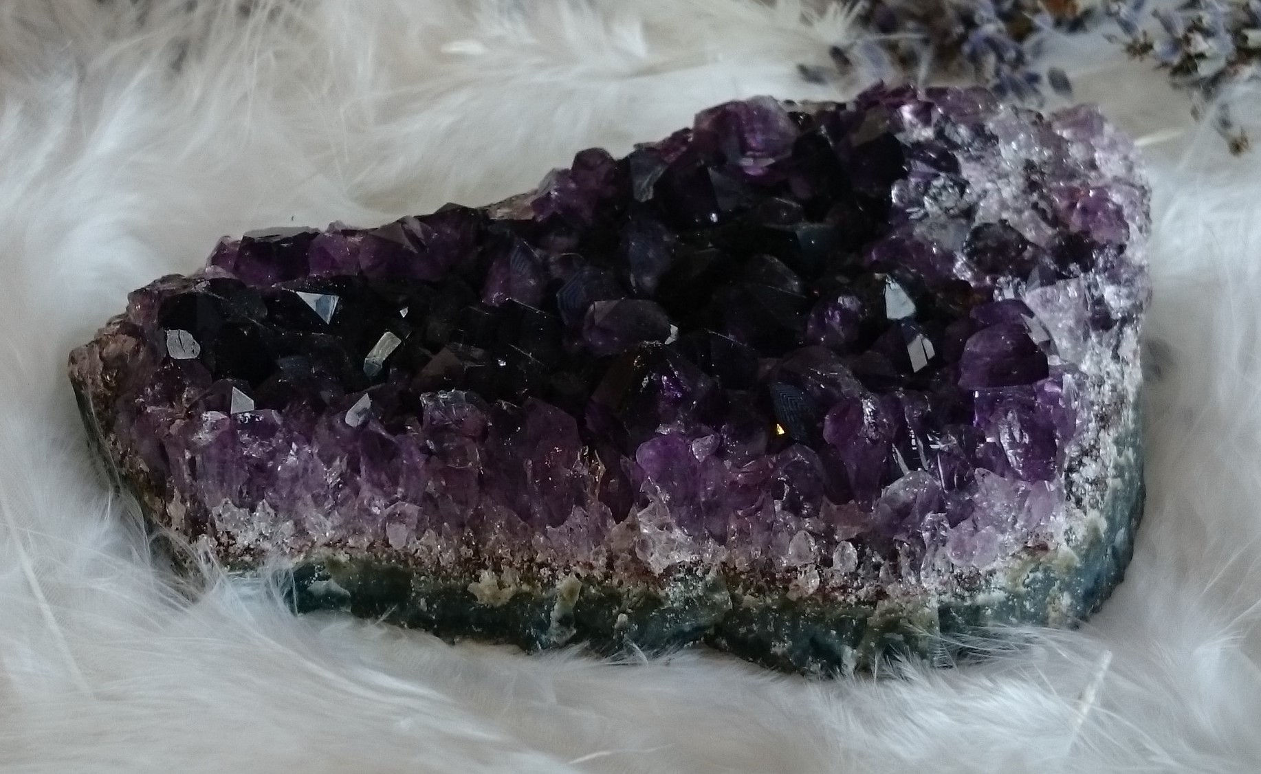 Grade 1 Amethyst Druzy Cluster 24