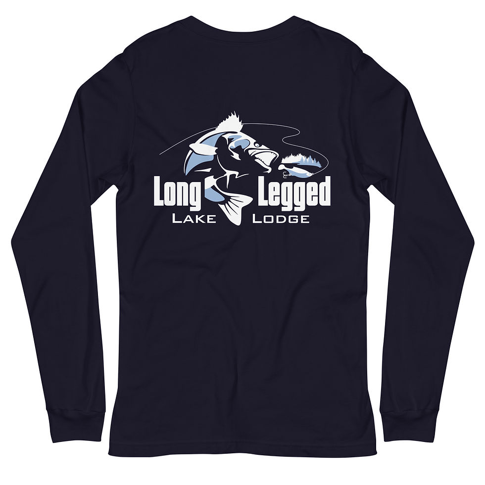 Thumbnail: Long Legged Lake Unisex Long Sleeve Tee