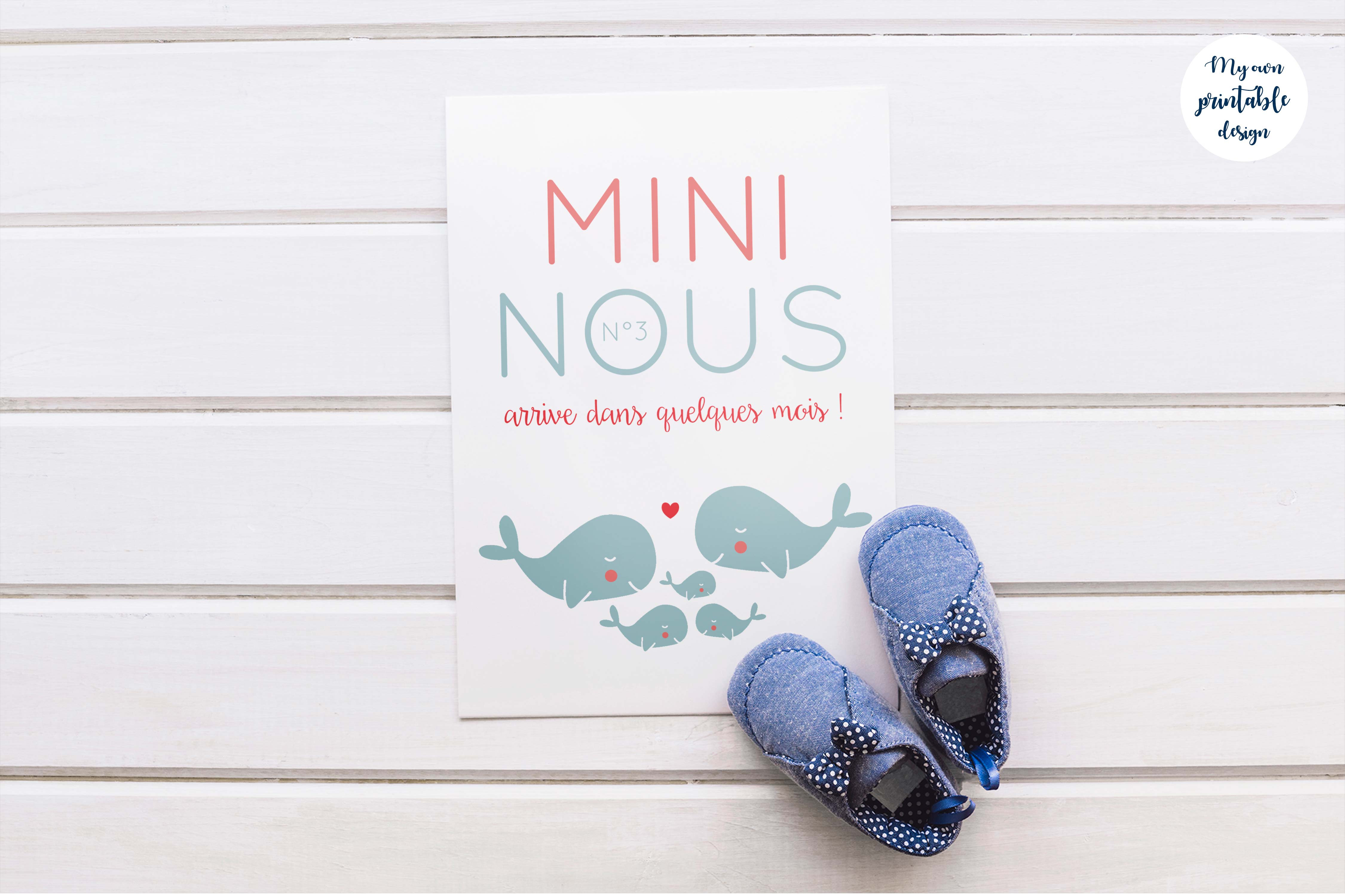 Carte Annonce 3eme Grossesse Mini Nous N 3