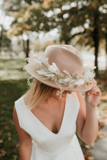 Chapeau mariage made in France