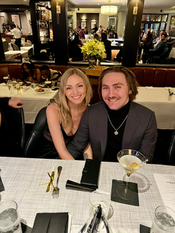 NYE dinner at Oliver's a few days before getting engaged (Caroline had no idea lol)