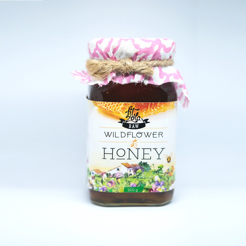 Raw Wildflower Honey - 500 grams thumbnail 2