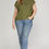 Thumbnail: Cable Mock Neck Sleeveless Sweater