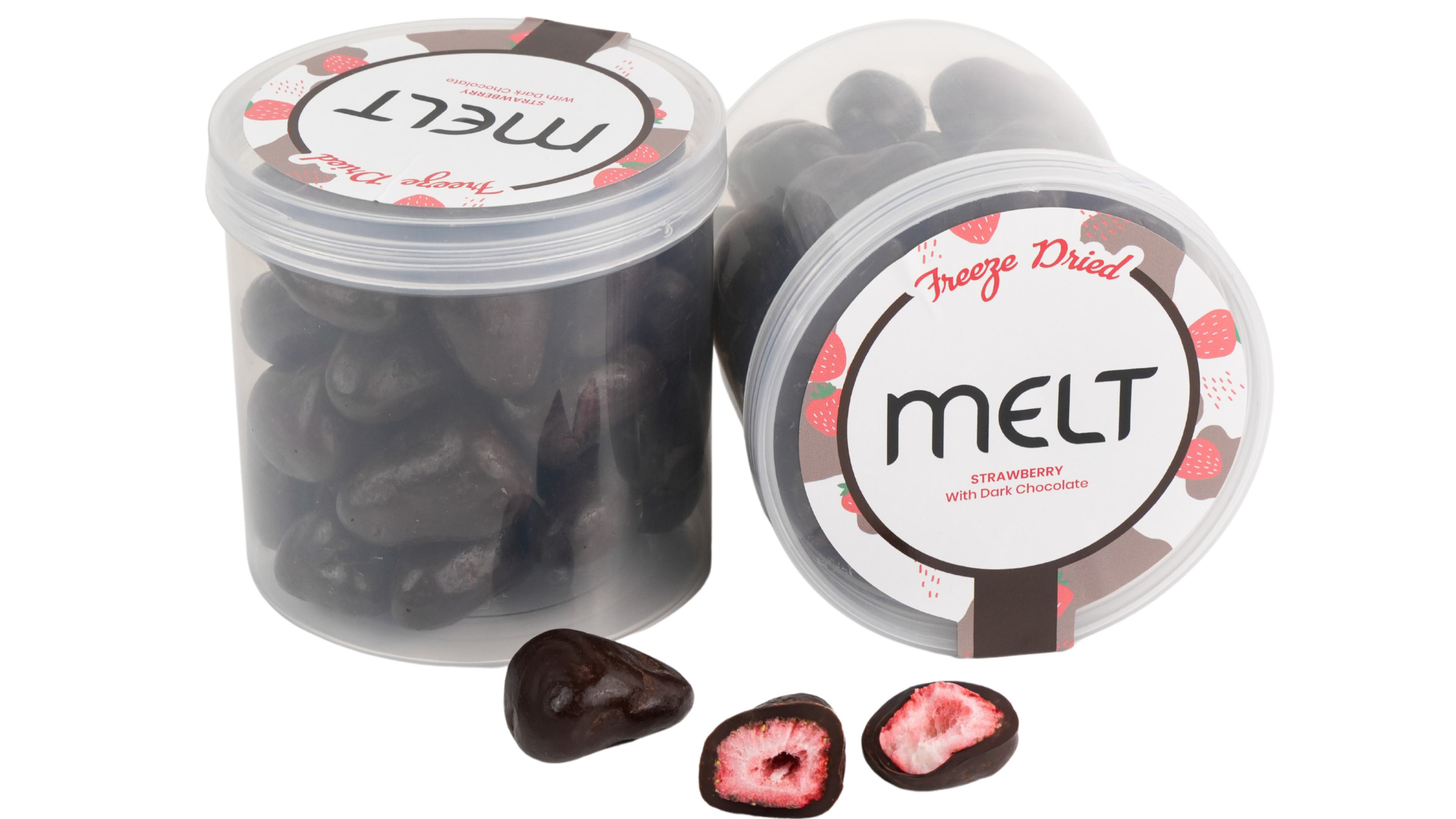 Freeze Dried Strawberry With Dark Chocolate