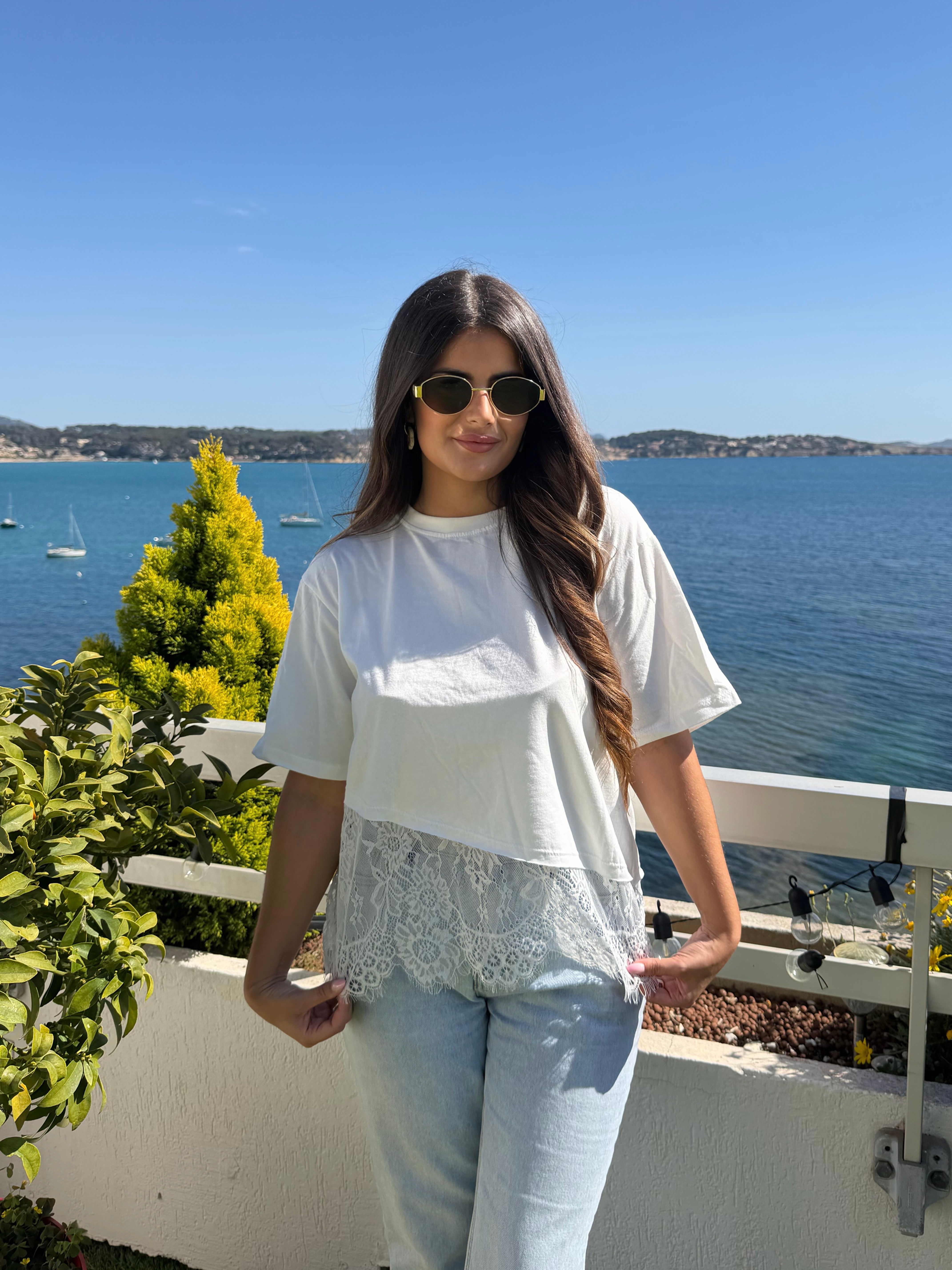 T-shirt Nelly- Blanc