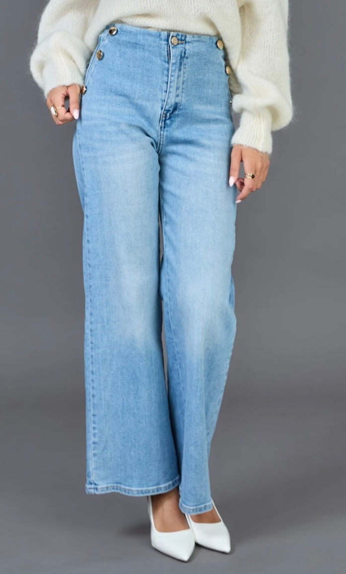 Miniature : Jean wide leg Mély