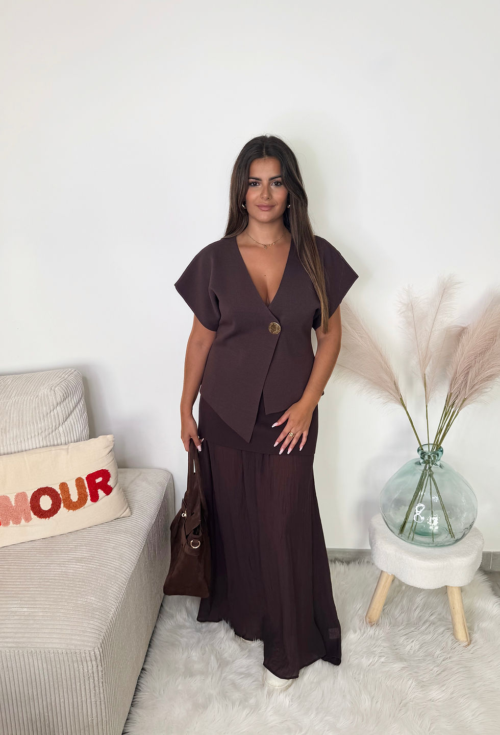 Gilet Aurélia Chocolat