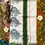 Thumbnail: Pine-Green Floral Motif Kasavu Cotton Saree with Running Blouse Top View