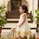 Thumbnail: Kerala Kasavu Cotton Frock for Kids Full View