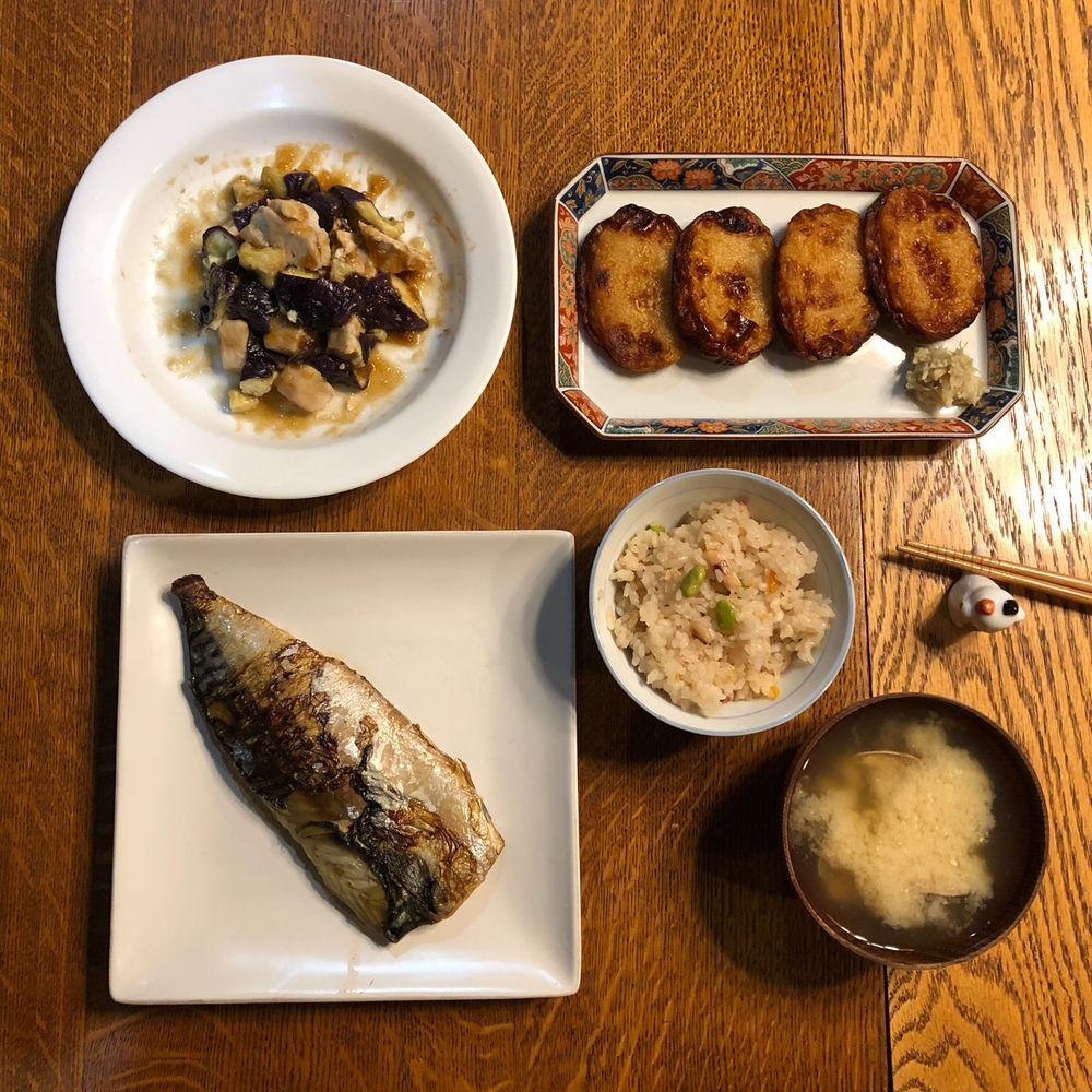 A Typical Japanese Dinner