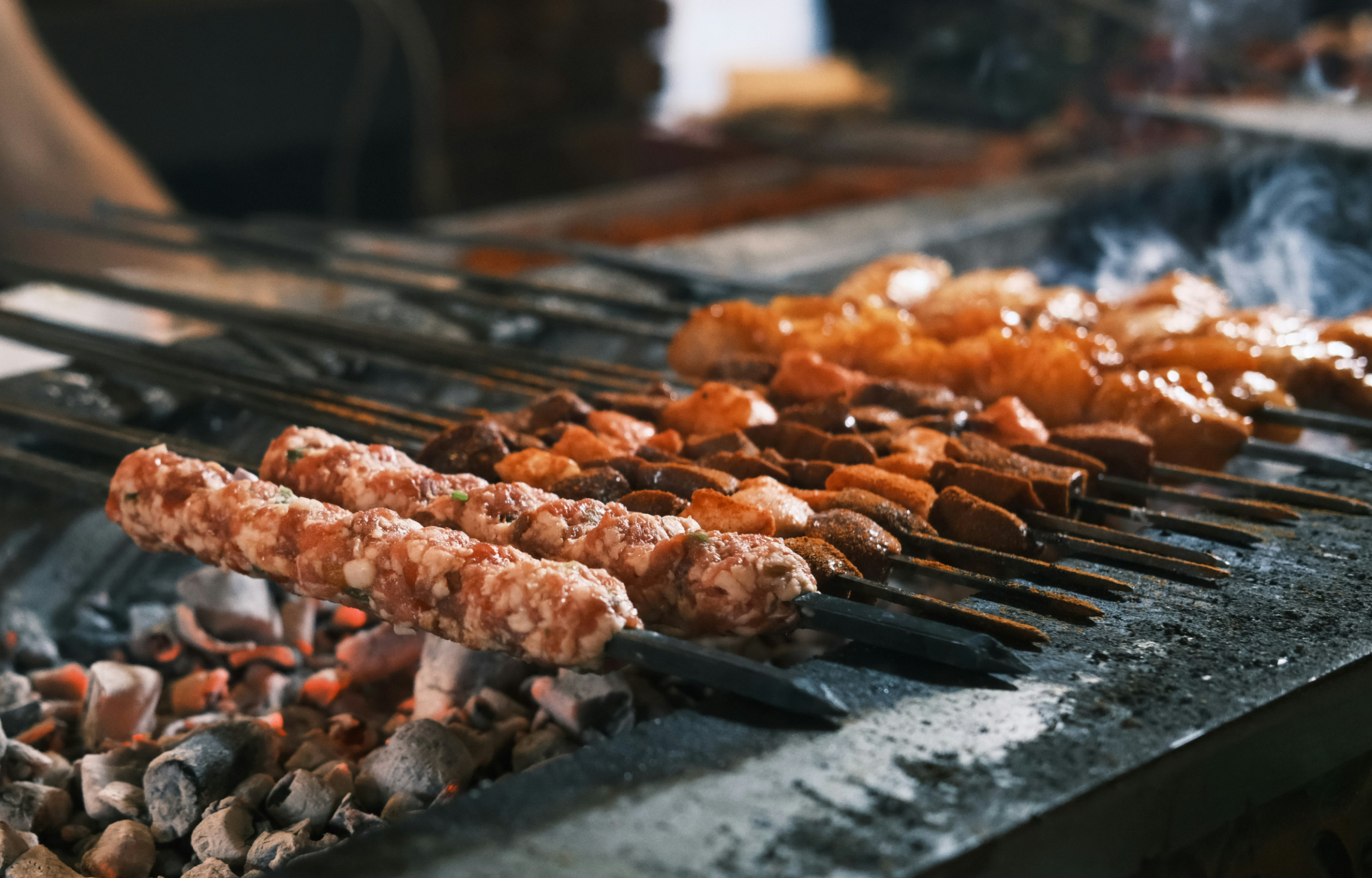 Arranged Food and Objects