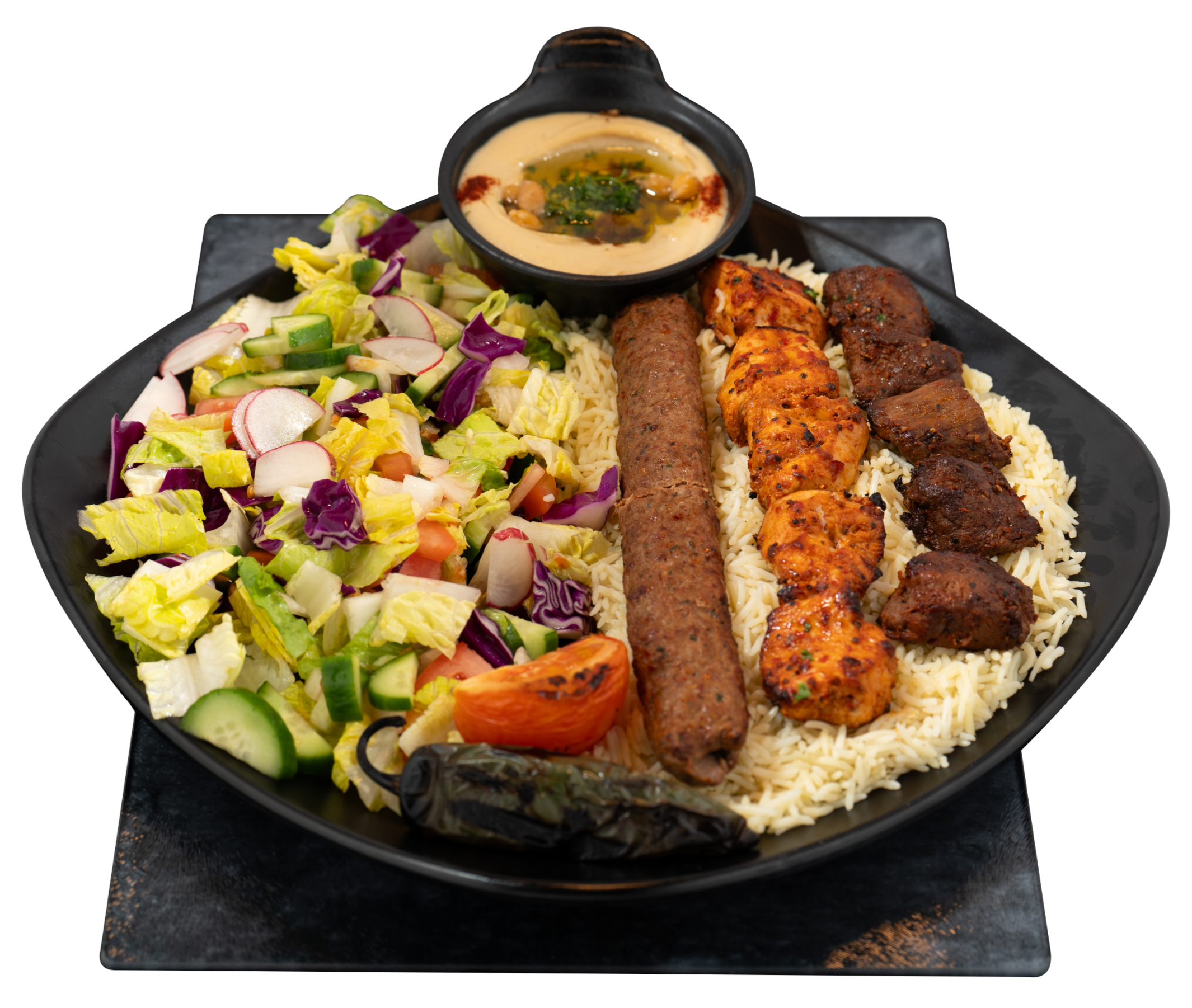 Arranged Food and Objects