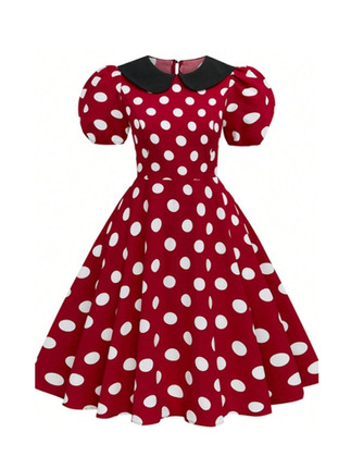 shein plus size minnie costume red dress