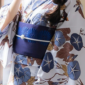 Morning Glory Yukata Print
