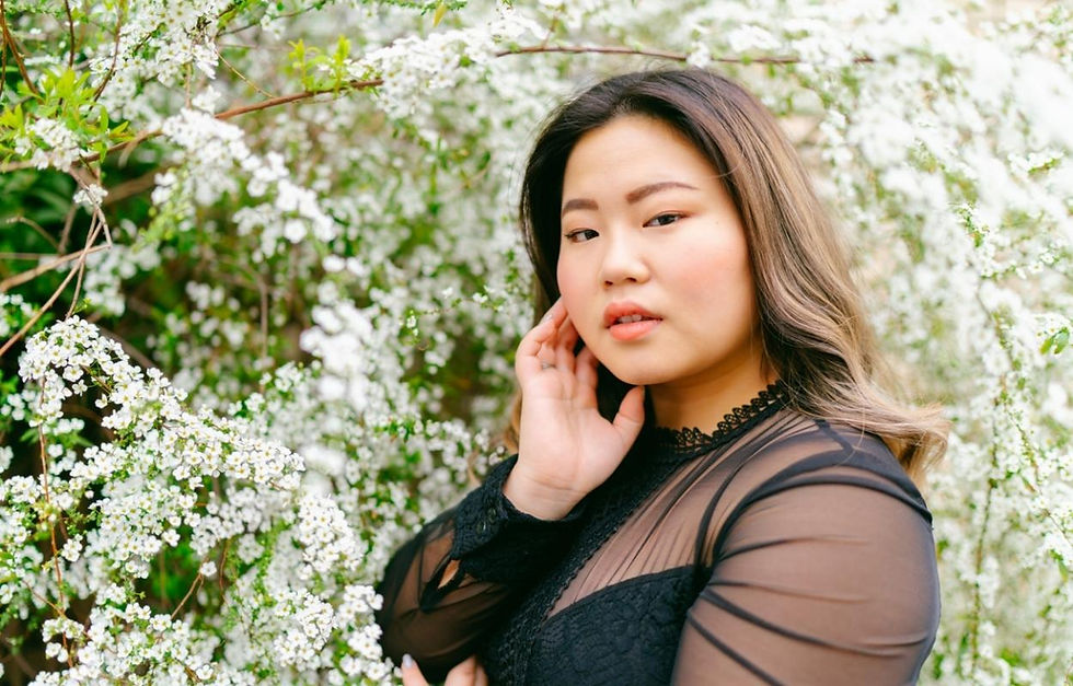 Plus Size Japanese Model Woman Exercise