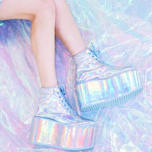 Hologram Platform Shoes ACDC RAG Japan