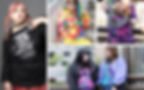 ACDC RAG Harajuku plus size models wearing Japanese subculture fashion