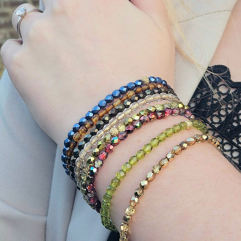 サムネイル： ブレスレット「かえで」- ワインレッド