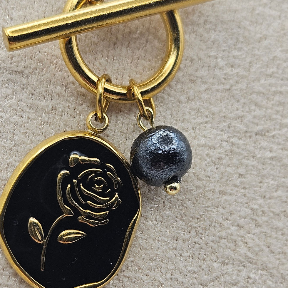 Miniature : Collier "Bara" - Noir