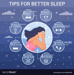 healthy-sleep-infographic-tips-good-night-dream-vector-40491708