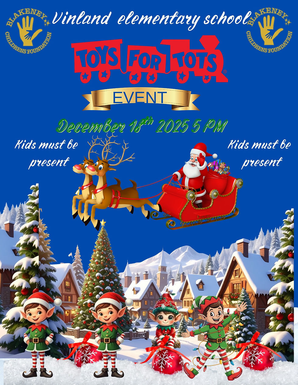🎄 Vinland Elementary Toys for Tots Event