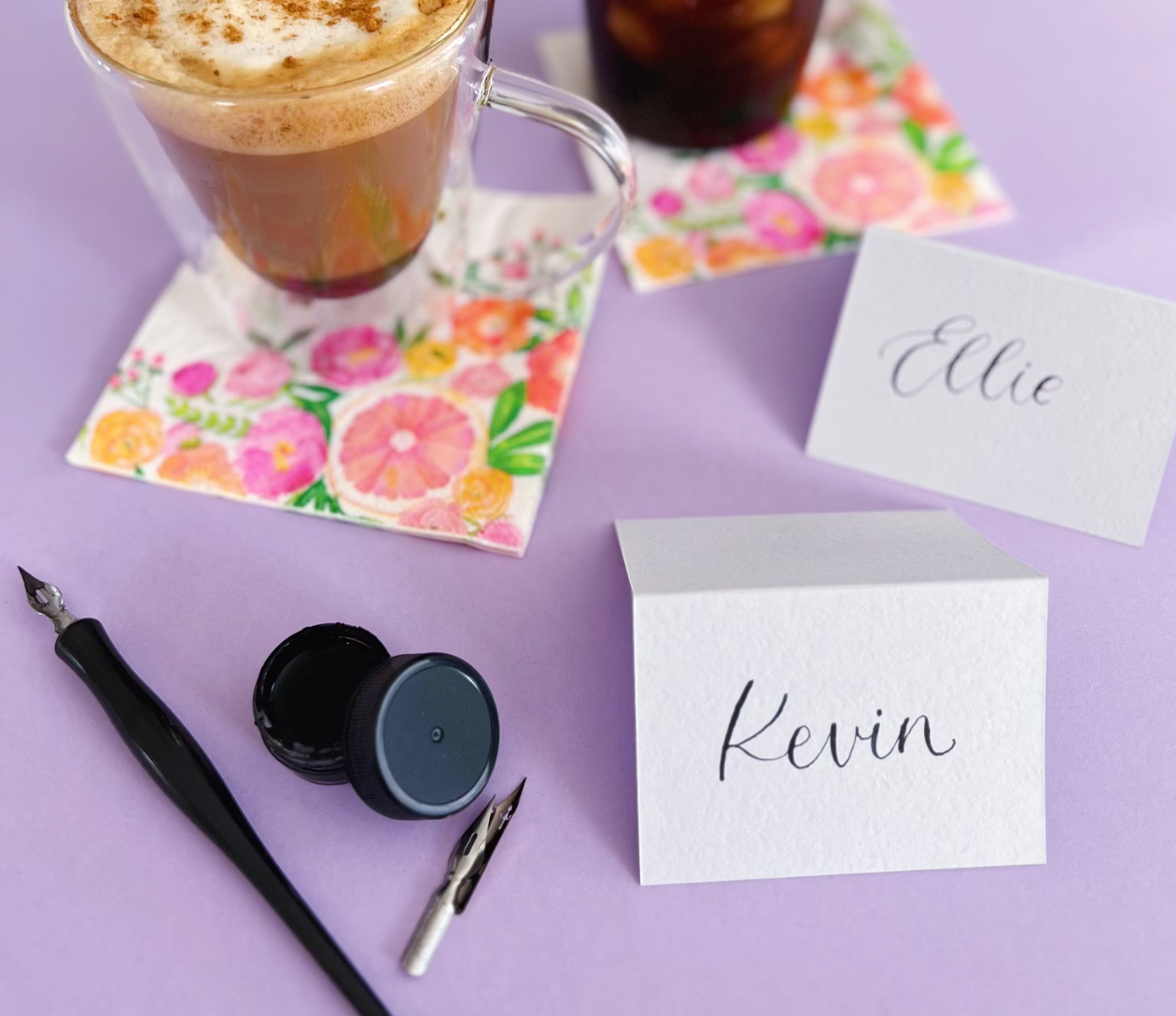 Beginner Pointed Pen Calligraphy at Loveland Coffee