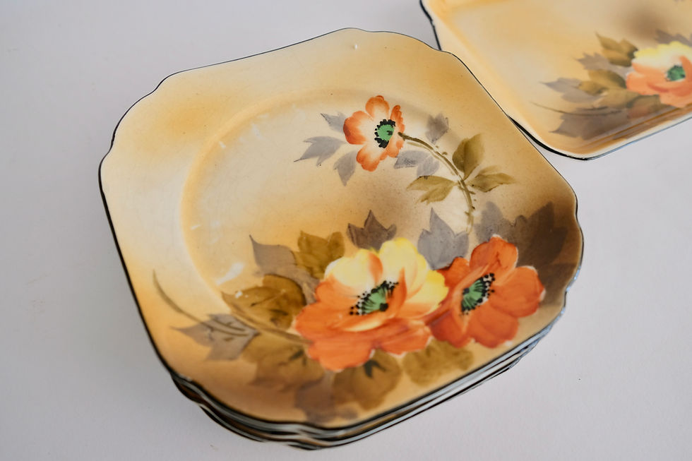 Thumbnail: Vintage China 6-Piece Serving Set