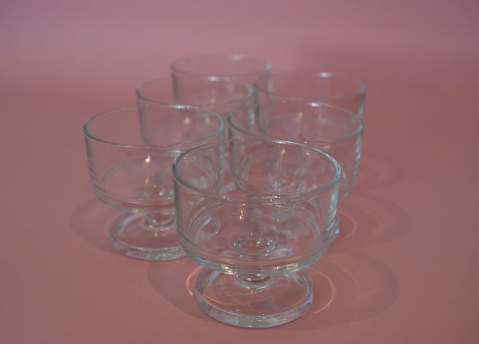 Thumbnail: Mid-Century Italian Pedestal Dessert Cups (Set of 6)