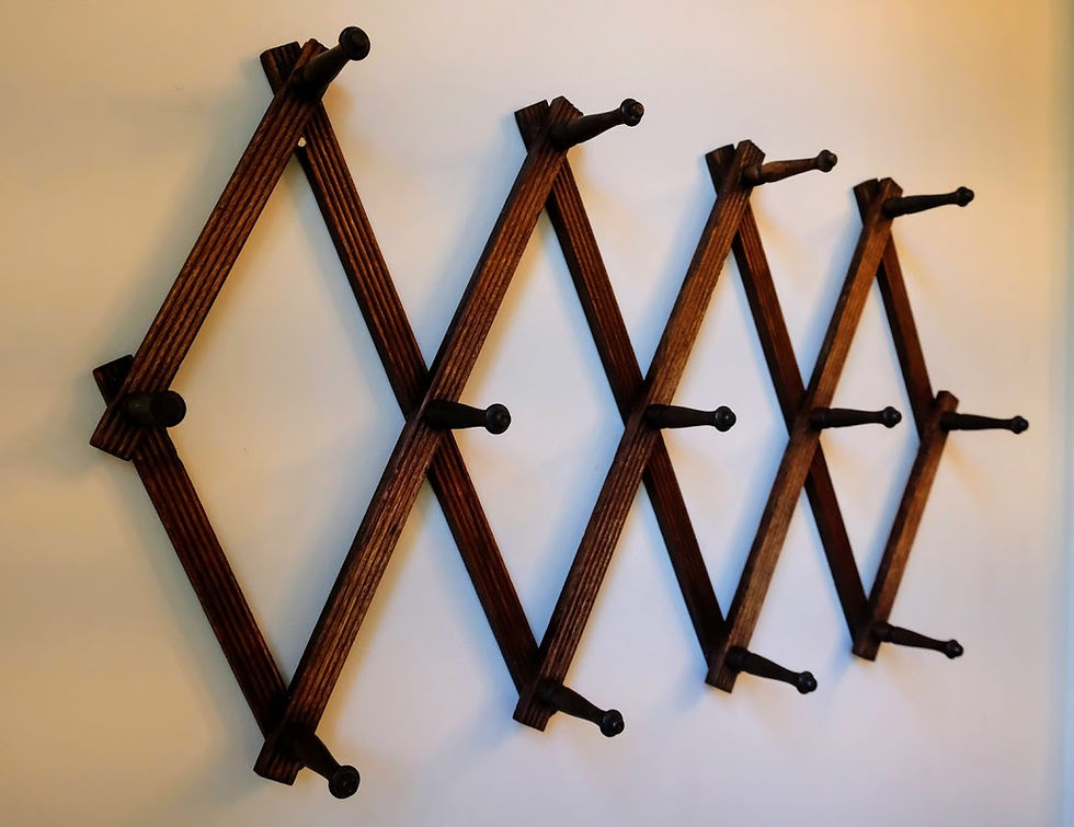 Thumbnail: Accordion Wall Mounted Hat Rack (R600)