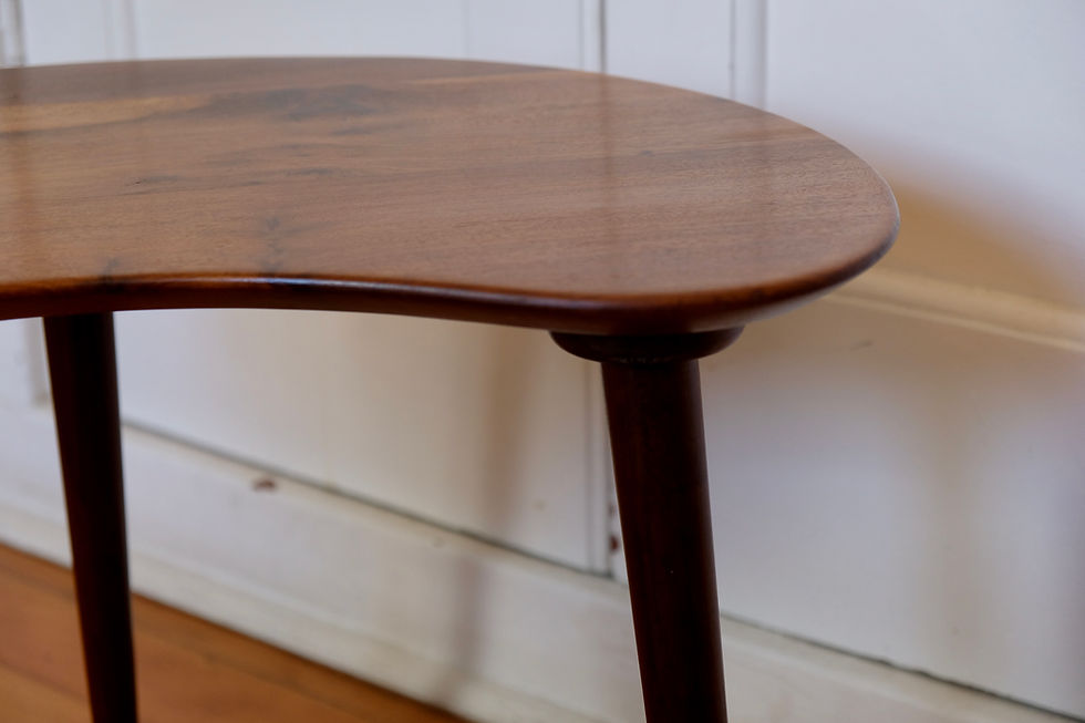 Thumbnail: Retro Kidney Shaped Side Table
