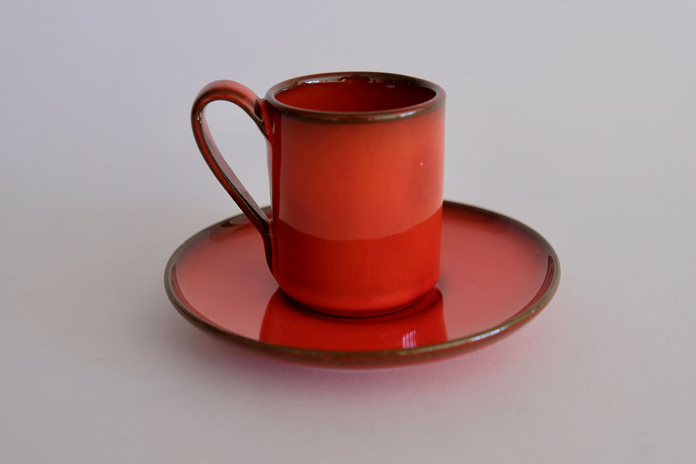 Thumbnail: Italian Ceramic Espresso Cups (Set of 4)