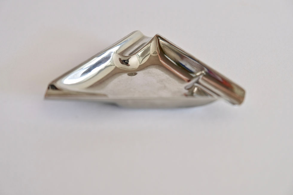 Thumbnail: Retro Stainless Steel WMF Cromargan Ashtray