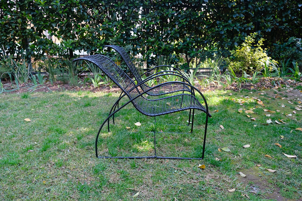 Thumbnail: Vintage Steel Garden Set