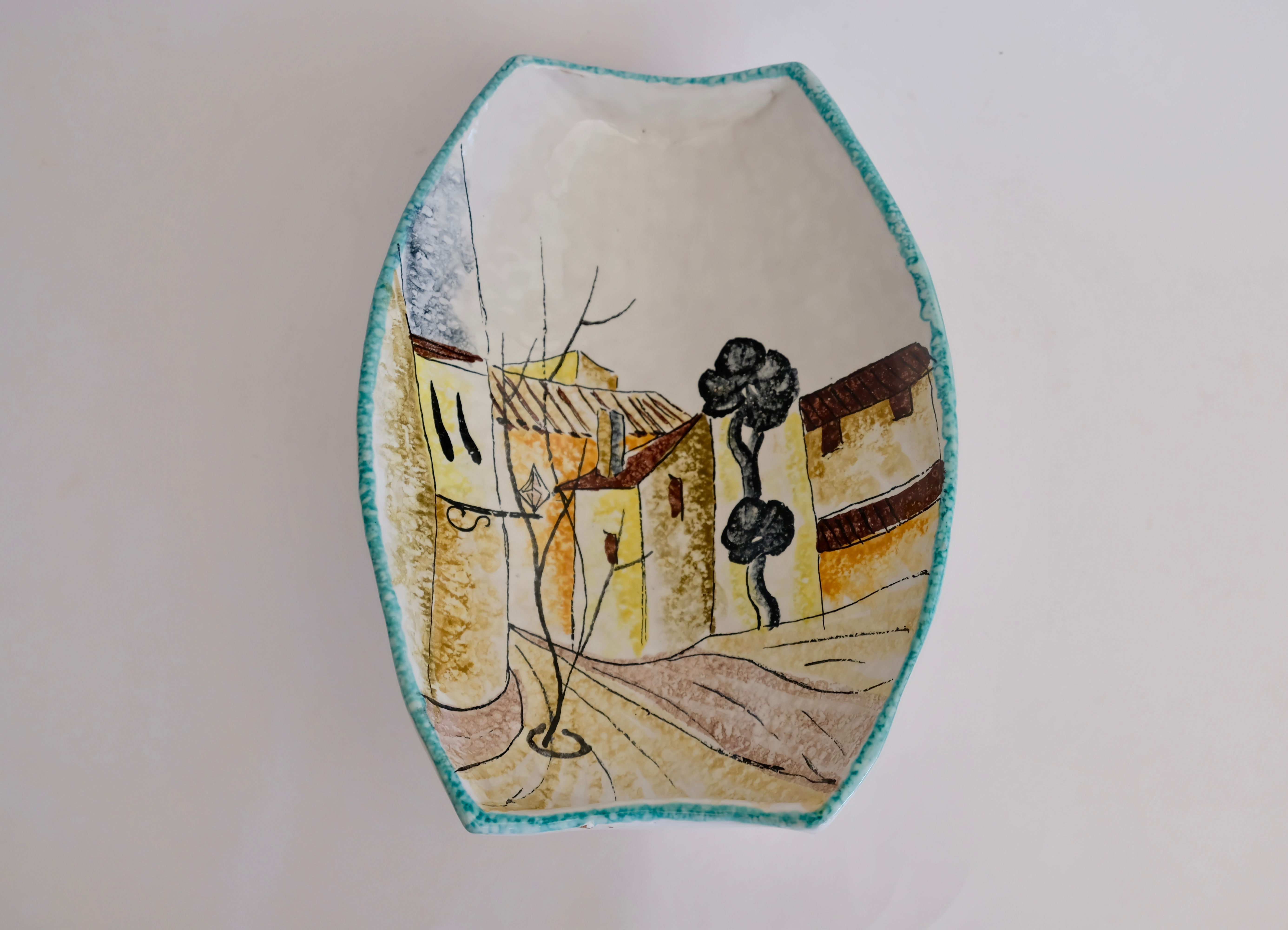 Hand-painted Italian Fruit Bowl