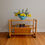 Thumbnail: Oak Magazine Rack & Side Table