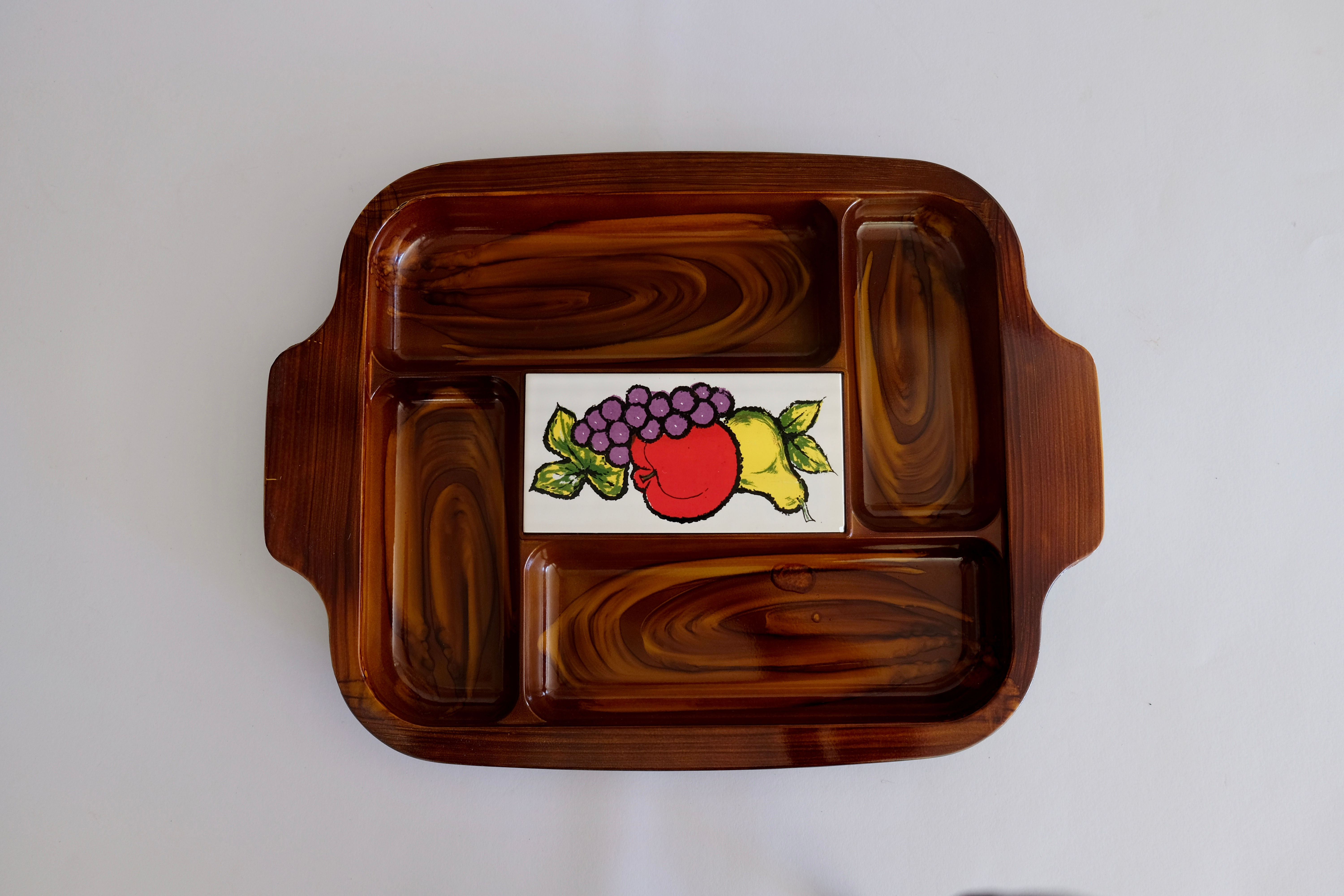 Retro Melamine Snack Server