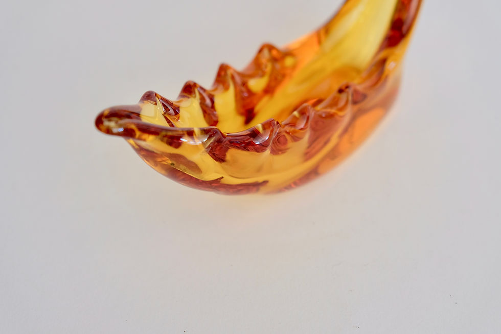 Thumbnail: Vintage "Whitefriars" Swan Dish