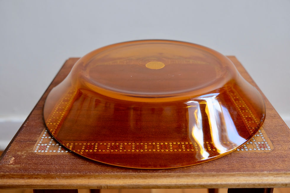 Thumbnail: "Duralex" Amber Glass Dish
