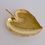 Thumbnail: Brass Leaf-shaped Dish