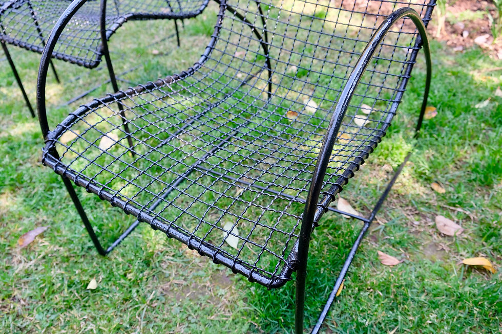 Thumbnail: Vintage Steel Garden Set