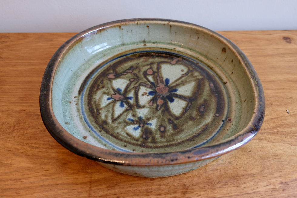 Thumbnail: Large Retro Ceramic Dish