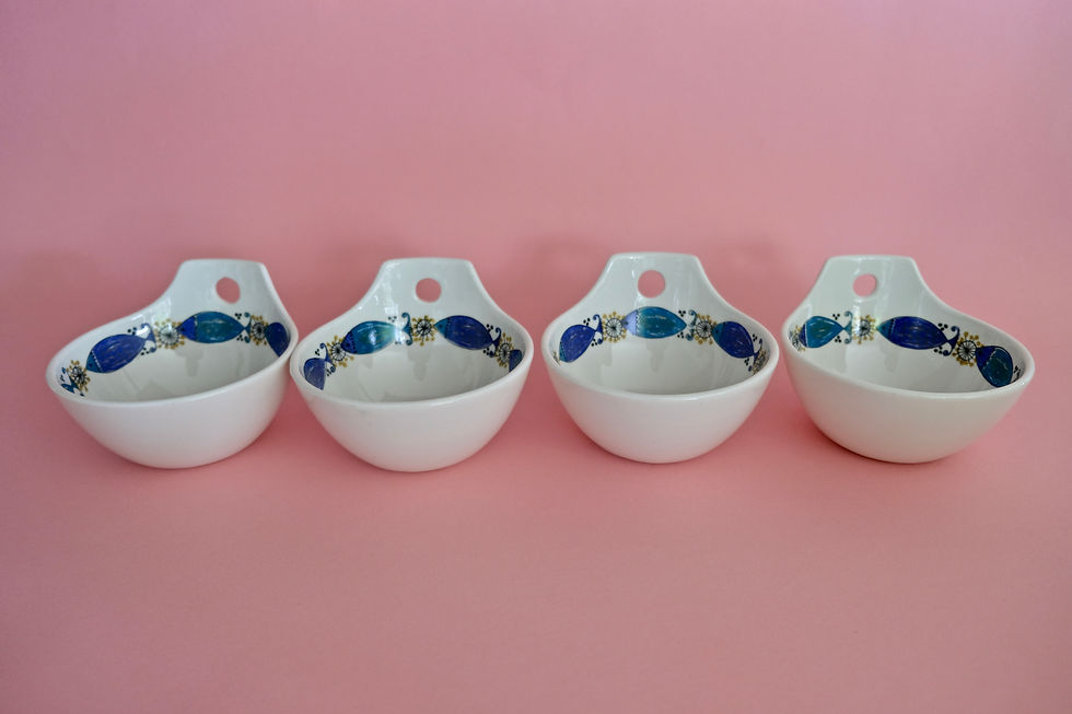 Set of Figgjo Flint "Clupea" Bowls (4)