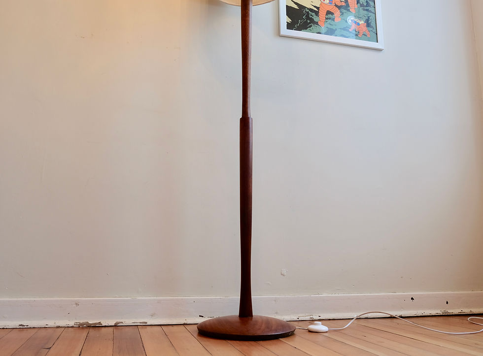 Thumbnail: Wooden Mid-century Standing Lamp