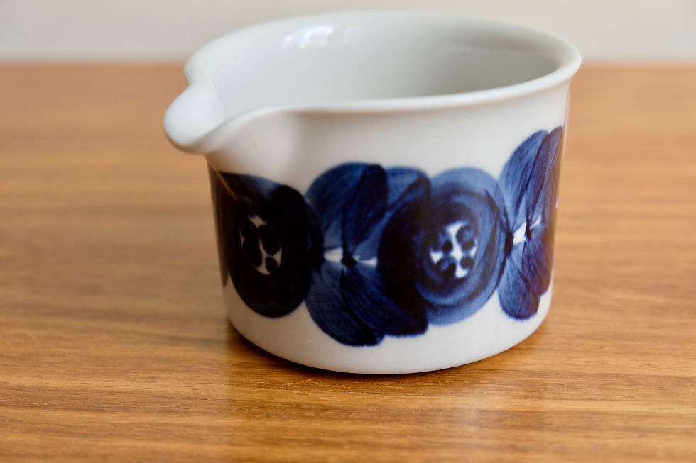 Thumbnail: Arabia "Anemone" Teapot and Milk Jug