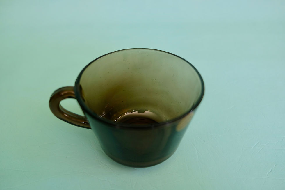 Thumbnail: Vintage Consol Glass Tea/Coffee Set