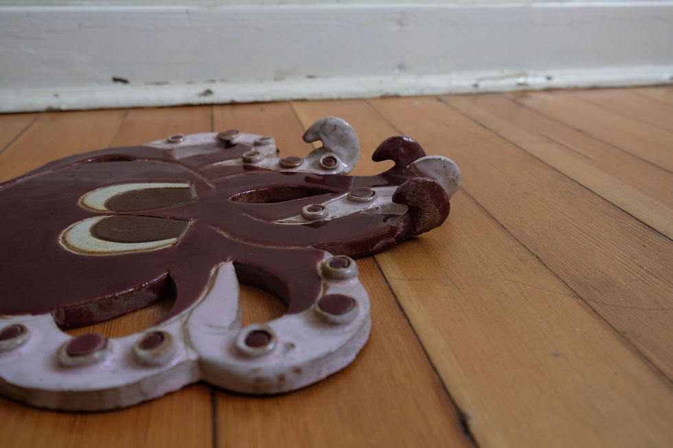 Thumbnail: Vintage Ceramic Wall Hanging