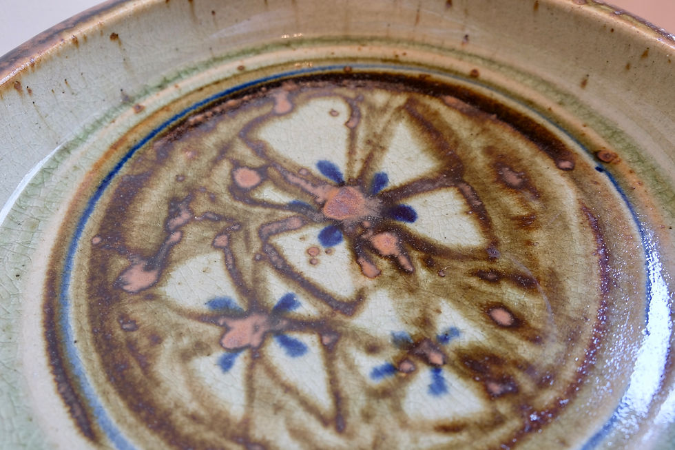 Thumbnail: Large Retro Ceramic Dish
