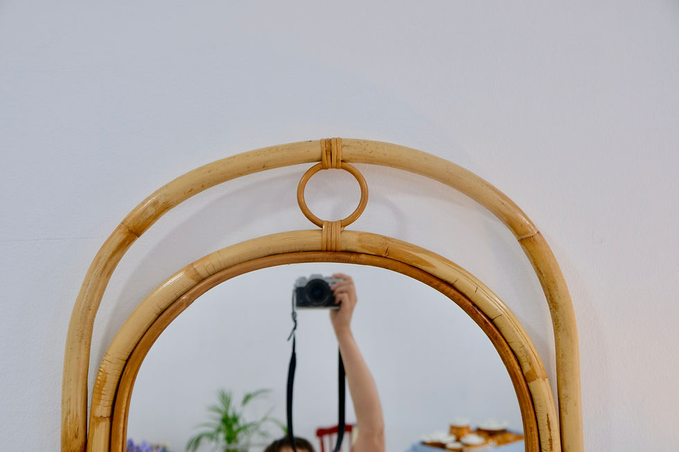 Thumbnail: Cane Framed Mirror