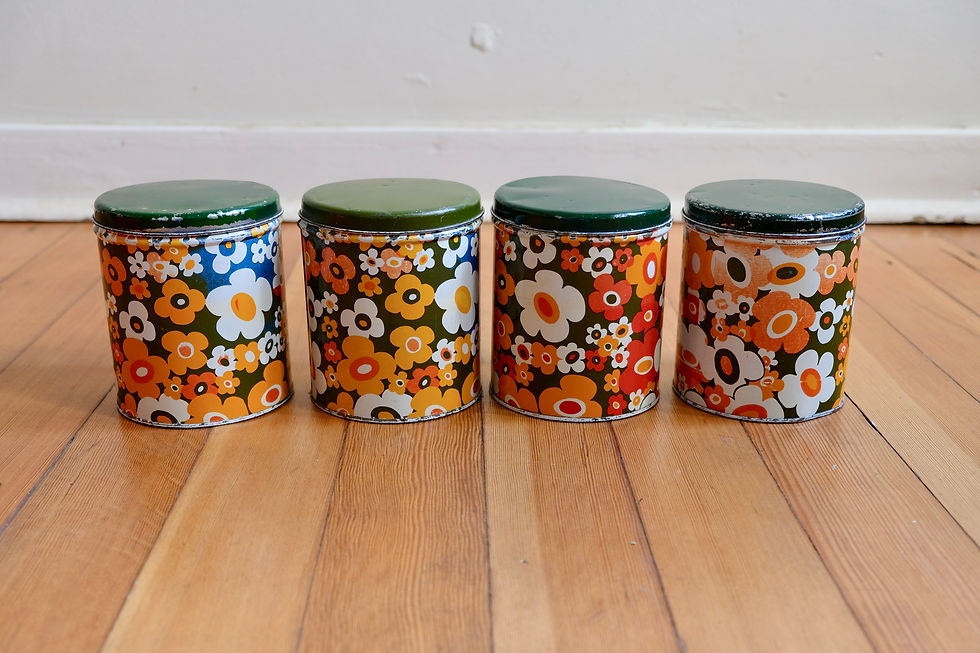 Thumbnail: Set of Retro Tins