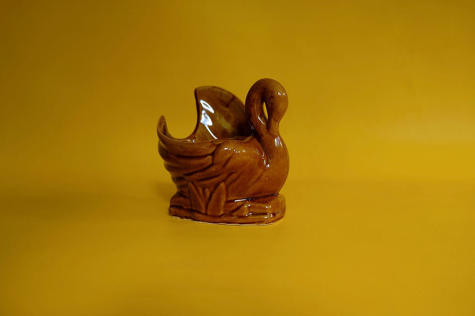 Thumbnail: Vintage Swan Planter